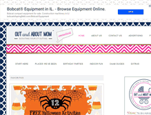 Tablet Screenshot of outandaboutmom.com